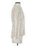 A.L.C. 100% Silk Polka Dots Ivory Long Sleeve Silk Top Size 0 - photo 4