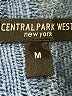Central Park West Color Block Blue Turtleneck Sweater Size M - photo 7