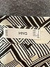 MNG Chevron-herringbone Silver Long Sleeve Blouse Size 4 - photo 7