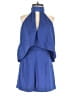 Mustard Seed 100% Polyester Solid Blue Romper Size XS - photo 1