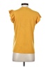 Shein Yellow Short Sleeve Top Size 4 - photo 2