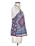 Lorimer NYC 100% Rayon Blue Sleeveless Top Size XS - photo 4