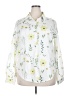 Unbranded 100% Polyester Floral White 3/4 Sleeve Blouse Size XXL - photo 1