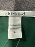 Chicka-D 100% Polyester Color Block Green Long Sleeve Blouse Size L - photo 7