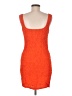 Rails Solid Orange Cocktail Dress Size M - photo 2