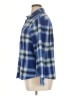Riders by Lee 100% Polyester Plaid Blue Long Sleeve Blouse Size L - photo 5