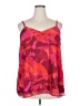 Torrid 100% Polyester Red Sleeveless Blouse Size 2X Plus (2) - photo 1
