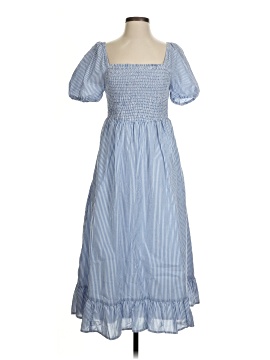 ladies short sleeve denim dress Women's Colosseum Denim Missouri Tigers Short Sleeve Full-Snap Dress Size: Medium