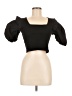 Dèluc Black Short Sleeve Top Size M - photo 1