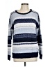 Max Studio Stripes Blue Pullover Sweater Size L - photo 1