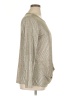 Kim & Cami Metallic Silver Long Sleeve Top Size XL - photo 4