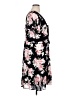 Torrid 100% Polyester Floral Black Casual Dress Size 1X Plus (1) - photo 4