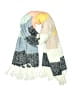 Unbranded 100% Polyester Gray Blue Scarf One size - photo 1