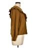 J.Crew Brown Long Sleeve Blouse Size L - photo 4