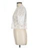 Shein 100% Polyester White Short Sleeve Top Size L - photo 5