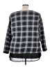Torrid 100% Cotton Checkered-gingham Gray Pullover Sweater Size 3X Plus (3) - photo 2