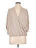 Bobi 100% Rayon Tan 3/4 Sleeve Blouse Size L - photo 1
