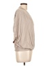 Bobi 100% Rayon Tan 3/4 Sleeve Blouse Size L - photo 4