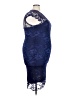 BKMGC 100% Polyester Blue Cocktail Dress Size 3X - photo 4