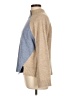 Central Park West Color Block Blue Turtleneck Sweater Size L - photo 5