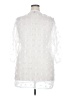 Robert Kitchen 100% Polyester White 3/4 Sleeve Blouse Size XXL (estimated) - photo 2
