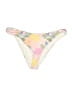 Assorted Brands Floral Ivory Swimsuit Bottoms Size L (estimated) - photo 1