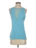 Nike 100% Polyester Blue Sleeveless T-Shirt Size S - photo 1