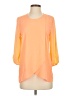 Gianni Bini 100% Polyester Orange 3/4 Sleeve Blouse Size S - photo 1