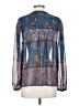 Everly 100% Polyester Blue Long Sleeve Blouse Size S - photo 2