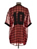 Millau 100% Polyester Red Short Sleeve Blouse Size S - photo 2