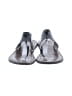 SAM 100% Leather Black Silver Sandals Size 7 1/2 - photo 2