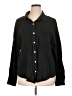 Automet 100% Rayon Houndstooth Black Long Sleeve Button-Down Shirt Size XL - photo 1