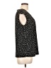 Le Suit Separates Black Sleeveless T-Shirt Size L - photo 4
