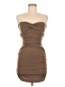 Zinga Brown Tan Cocktail Dress Size M - photo 1