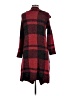Joseph A. Plaid Red Cardigan Size M - photo 2