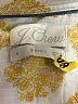 J.Crew Paisley Yellow Long Sleeve Button-Down Shirt Size 6 - photo 7