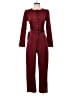 ASOS Design 100% Polyester Burgundy Jumpsuit Size 4 - photo 1