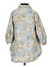 Morley 100% Cotton Floral Blue Raincoat Size 6 - photo 2