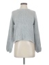 Shein 100% Polyester Metallic Gray Pullover Sweater Size S - photo 1