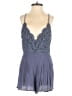 Lulus 100% Microfiber Hearts Blue Romper Size S - photo 1