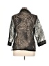 Bamboo Traders Animal Print Black 3/4 Sleeve Blouse Size XL (estimated) - photo 2