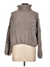 Blank NYC 100% Polyester Gray Turtleneck Sweater Size L - photo 1