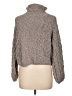 Blank NYC 100% Polyester Gray Turtleneck Sweater Size L - photo 2