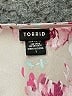 Torrid 100% Polyester Gray Short Sleeve Blouse Size 1X Plus (1) - photo 7