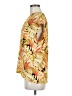 Notations Tropical Yellow Short Sleeve Blouse Size M - photo 5