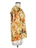 Notations Tropical Yellow Short Sleeve Blouse Size M - photo 4
