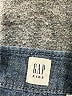 Gap Kids 100% Cotton Chevron-herringbone Blue Denim Shorts Size 14r - photo 3