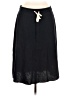 Joe Fresh Solid Black Casual Skirt Size M - photo 1