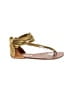 Free People Gold Green Sandals Size EU 41 - photo 1