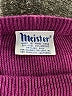 Meister Color Block Purple Pullover Sweater Size L - photo 7